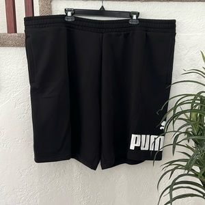 PUMA Men’s Big & Tall Black Shorts Size 4XL NWT